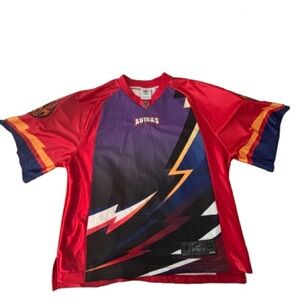 Adidas Red & Purple Short Sleeve Jersey